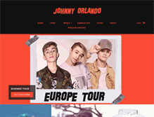 Tablet Screenshot of johnnyorlandomusic.com